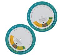 CAXUSD Outil Précis Roue de Suivi de L’Imc 2 Pièces et Calculateur Mural Poids Corporel pour Mesure Taille et Suivi Santé Quotidien Interface Intuitive à Domicile