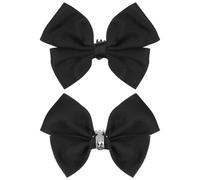 CAXUSD Paire de Clips Boucle à Nœud Accessoires Amovibles en Tissu pour Chaussures de Fête et Mariage Fixation Facile pour Talons