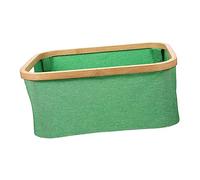CAXUSD Panier à Linge Pliable Grand En Tissu Écologique Bambou Vert, Léger Et Résistant, Rangement Vêtements Et Jouets Pour Maison, Chambre Et Salle De Bain, Panier Multifonctionnel Pliable