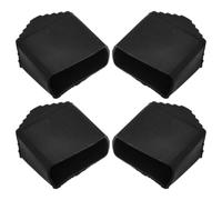 CAXUSD Patins antidérapants pour échelle en caoutchouc, embouts de pieds d'échelle noirs, 4pcs, bonne prise et stabilité renforcée pour la maison