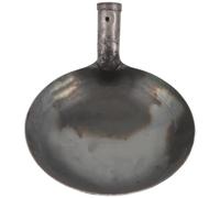 CAXUSD Pelle à fumier en métal robuste réutilisable pour un nettoyage efficace des puits et des canalisations, louche en métal pour la construction et l'entretien