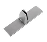 CAXUSD Pince de Séparation D’écran Verticale Allongée pour Bureau, Support Stable et Mobile pour Panneau Plat, Clips de Protection de Bureau en Métal Argenté, Fixation sans Outil, Usage