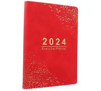 CAXUSD Planificateur Académique Rouge Agenda pour Étudiants et Bureau Organisation Simple Tâches et Objectifs