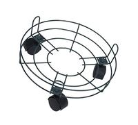CAXUSD Plateau De Jardinière Mobile en Métal avec roulettes 1pc pour Pots De Fleurs Grands Et Lourds Plateau à roulettes pour Intérieur Capacité Élevée Couleur Vert Olive Robuste Et Solide