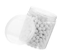 CAXUSD Poids à Tarte Bouteille de Rangement Réutilisable en Céramique 800g Blanc, Billes Rondes pour Pâtisserie DIY et Cuisson Professionnelle