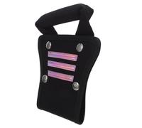 CAXUSD Poignée pour Valise Noir en Nylon, 4 Boucles Sécurisées, Installation Facile, Résistance à l'abrasion, pour Bagages Trolley et Sacs de Bowling