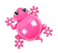 CAXUSD Porte-Brosse à Dents Mural Ventouse pour Garçon Et Filles, Support Mural Compact en Plastique Rose Rouge, Fixation Puissante sans Perçage, Accessoire Salle De Bain Décoratif