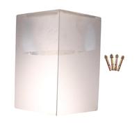 CAXUSD Protection Caméra Extérieure INOX Pare-Soleil Étanche avec Fixation Murale Bouclier Pluie pour Caméras Dôme et Bullet