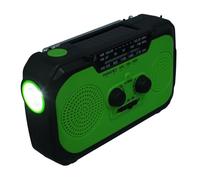 CAXUSD Radio Solaire à Manivelle Multifonction avec Lampe Torche LED Radio Urgence FM Am Portable Rechargeable Alimentation Solaire et Dynamo pour Camping Randonnée et Survie