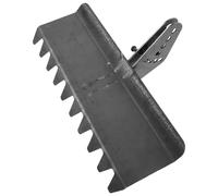 CAXUSD Râteau de Nivellement du Sol pour Motoculteur 40 Cm, Accessoire Robuste en Acier pour Jardin, Ferme et Pelouse, Outil de Râteau Niveleur de Terre Multifonction pour Préparation