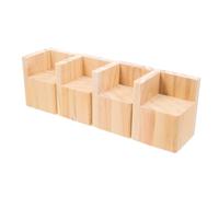 CAXUSD Rehausseurs Installation Facile pour Canapé Carrés 4pcs de Meubles en Bois Durabilité Élevée et Bureau pour Projet Maison et Mobilier Élévateur