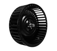 CAXUSD Roue De Ventilateur D'extraction Cuisine 216x70x10 Mm, Turbine Droite Peinte, Accessoire Moteur Hotte Aspirante Pour Maison, Restaurant Et Hôtel, Remplacement Solide