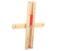 CAXUSD Sablier en Bois pour Sauna, Tube de Verre, Minuterie 15 | Design Classique Simple, Surface Lisse et Léger, Couleur Rouge, Accessoire de Sauna