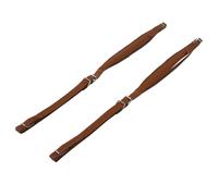 CAXUSD Sangles Accordéon Réglables en Pu Café, 2 Pièces, Souples et Respirantes, Ceinture D'épaule Confortable pour Accordéons 16-120 Basses, Accessoire Pratique