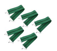 CAXUSD Sangles Élastiques Renforcées pour Chaise Longue Pliable, Bande Anti-Fissures en Tissu Élastique Vert, 5 Pièces, Performance Extensible pour Prévenir la Rupture du Fauteuil