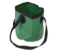 CAXUSD Seau Pliable pour Laver Pieds 10l en Tissu PVC Résistant Déchirure avec Mécanisme de Pliage Rapide, pour Camping et Activités en Extérieur