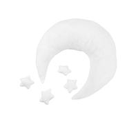 CAXUSD Set de Coussins de Pose Né et Lune Accessoires et Sécurisés pour Photo pour Photos de Mois et Jours Prop