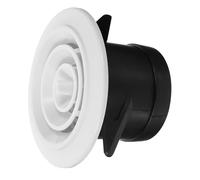 CAXUSD Soffit Plastique Rond Avec Rotative Couverture De Ventilation Ajustable Pour Plafond Et Mur Ømm