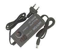 CAXUSD Source De Chargeur Adaptateur avec Écran Adaptateur à Réglable Adaptateur Universel