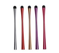CAXUSD Stylets pour Écrans Tactiles Slim 5 Pièces Prise en Main Confortable en Silicone et Alliage, Compatibles Tablettes et Téléphones pour Marquage de Documents Couleur Aléatoire