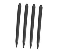 CAXUSD Stylo Capacitif Noir 4pcs pour Tableau Blanc et Tablette, Double Tête, Haute Sensibilité pour Écriture et Dessin Précis, Prise de Notes Manuscrites