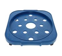 CAXUSD Support Bouteille Gaz Mobile avec roulettes Socle Robuste pour Cylindre Propane Plateau de Rangement Stable pour Cuisine et Extérieur Facile à Déplacer et Nettoyer Design