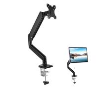 CAXUSD Support De Bureau Réglable pour Écran avec Bras Articulé à Monture pour Moniteurs Installation Facile Et Espace