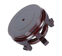 CAXUSD Support pour Pot de Fleurs Support Plantes Interieur Plantes d'intérieur étagère pour Pots de Fleurs Stand de Statue de Bouddha Mini Porte-bonsaï de Table Ronde Coffee