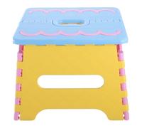 CAXUSD Tabouret Hauteur 18cm Pliant Portable Poignée Ergonomique en Plastique Léger et Robuste pour Camping et Salle de Bain