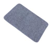 CAXUSD Tapis de Calligraphie en Feutre Gris 70x50 Cm, Bord Renforcé | Surface Douce pour Pinceau, Protège le Bureau des Taches, Usage Maison et Enseignement, pour Papier Aquarelle