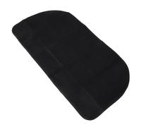 CAXUSD Tapis de Cheminée Ignifugé Résistant Feu et Multifonction Demi-Cercle en Polyester et PVC Couleur Noir Élégant pour Foyers et Barbecue