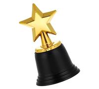 CAXUSD Trophée en plastique pour enfants - Trophée en plastique pour compétitions - Petits trophées en plastique multifonction - Trophée doré