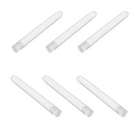 CAXUSD Tubes à Essai Transparents pour Mascara 15 Pièces, Plastique Léger et Réutilisable, Protection des Poils, Adapté à L’Organisation de Pinceaux de Maquillage, pour Voyage