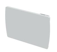 Cayenne 3516215052392 Radiateur à inertie fonte en Verre Blanc Fire, 1000W, Blanc Brillant