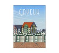 Cayeux-sur-Mer France，1000 Pièces Puzzle Défi Cérébral pour Enfants Bricolage Cadeau Amusant Jeu D'intérieur Décor À La Maison（38x26cm）-BN51