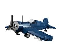 CAYI F4U-4 Corsair Avion 318 Pièces Ensemble de Blocs de Construction pour Constructeurs de Loisirs