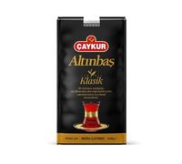 ÇAYKUR Altınbaş Golden Tips Premium Gourmet Thé noir à feuilles en vrac - Bouteilles puissantes - 500 g