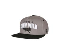 Cayler & Sons Casquette 'Crew Wild' greige / rouge / noir / blanc, Taille 55-60