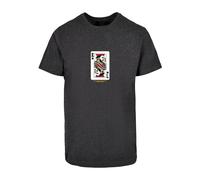 Cayler & Sons T-Shirt 'Compton' gris chiné / rouge / blanc, Taille M