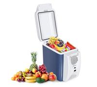 CAYNEL Chauffe-glace électrique personnel 12 V 7,5 litres, capacité de 7,5 litres, refroidisseur électrique portable avec 12 V CC, petit réfrigérateur pour voiture, camping-car et camping