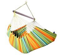Cayo GIGANTE Verde - Chaise suspendue XXL Amérique du Sud coton vert / 1 pers...