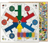 Cayro 6 bois oies Parchis Tableau 40x40 Cm Multicolore One Size