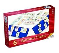 Cayro - Rummi - + 8 Ans - Modèle Classique - Jeux De Société Amusants pour Enfants Et Adultes - 159 Pièces, 1 Sac en Tissu Et 6 Supports - 2 À 6 Joueurs