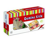 Cayro – Dominos en bois pour enfants dès 2 ans – pièces illustrées, jeu éducatif