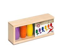 Cayro - Accessoires Parcheesi - + 8 Ans - Gobelets, Jetons Et Dés en Bois pour 6 Personnes - Jeu De Société pour Enfants Et Adultes - 2 À 6 Joueurs