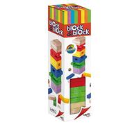 Cayro - Block & Block Colors - + 5 Ans - Blocs en Bois - Jeux De Société pour Enfants Et Adultes - Barres Colorées Empilables - Tour d'apprentissage