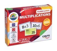 Cayro - Jeu de cartes - Cartes Flash Multiplications - Multicolore - 2 joueurs ou plus