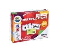Cayro - Jeu de cartes - Cartes Flash Multiplications - Multicolore - 2 joueurs ou plus