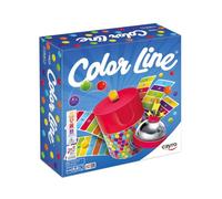 Cayro - Color Line - + 5 Ans - Action Et Vitesse - Jeu De Société Éducatif Et Ludique - Enfants Et Adultes - avec Cloche Et Attrape Balle - 2 À 4 Joueurs
