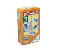Cayro - Dominos - + 6 Ans - Doubles Et Multicolores avec 9 Jetons À Points - Jeu De Société - Enfants Et Adultes - Plus De Difficulté Et De Plaisir - 2 À 6 Joueurs